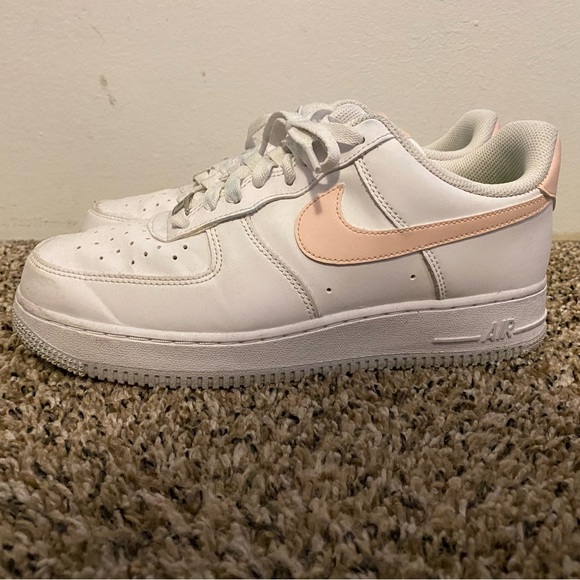 White and Pink Air Force 1s - Picture 2 of 3